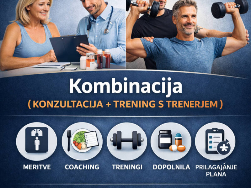 Kombinacija (Konzultacija + Trening s trenerjem)